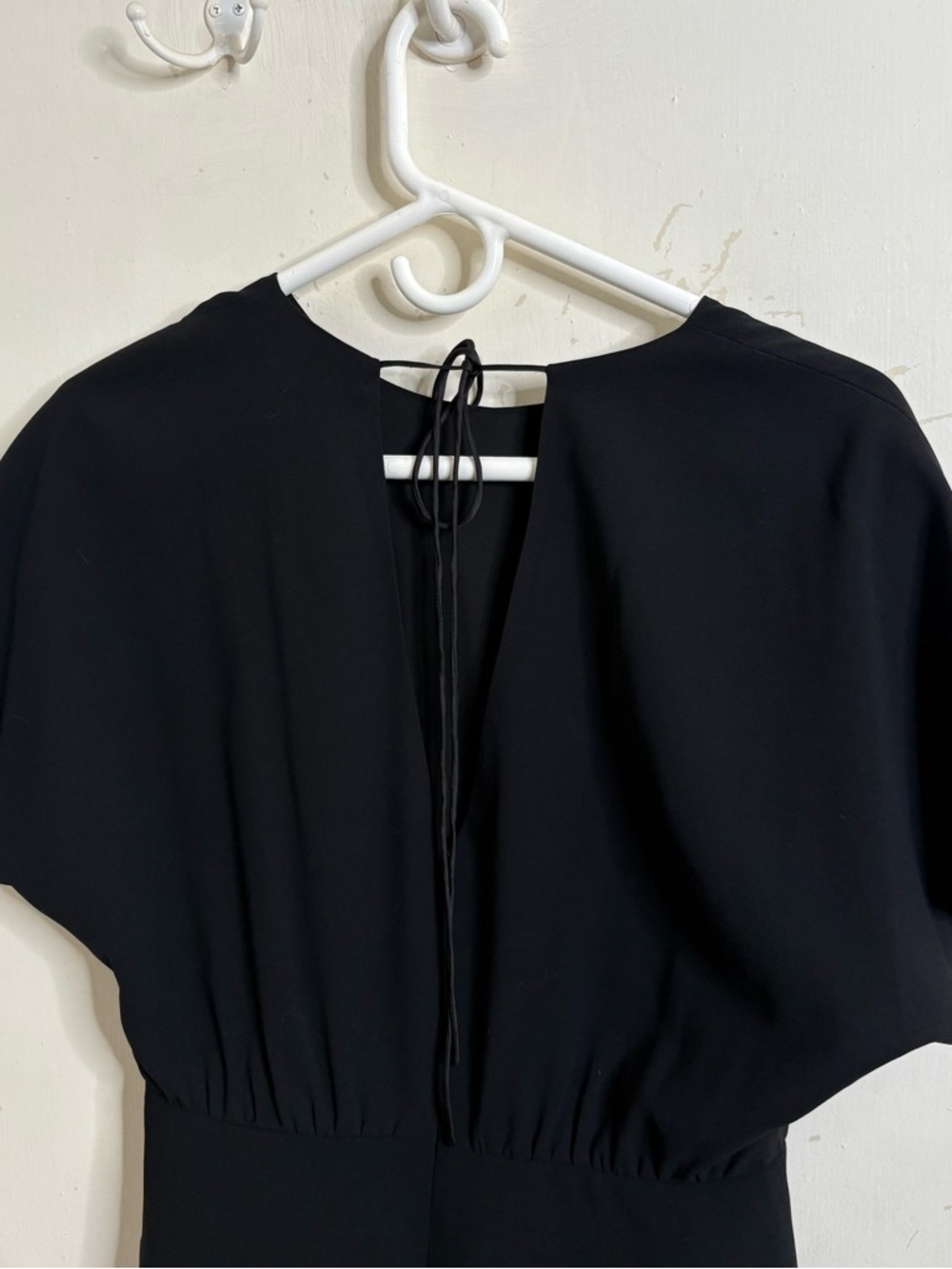 Alice + Olivia Black Mini Dress with Layered Ruffle Skirt - Picture 3 of 14